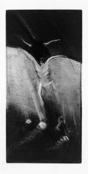 Artist: b'Lohse, Kate.' | Title: b'Integrity and the pits 11' | Date: 1984 | Technique: b'etching'