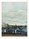 Artist: b'GRIFFITH, Pamela' | Title: b'Darling Harbour' | Date: 1988 | Technique: b'hard ground, aquatint, photo-transferred on one copper' | Copyright: b'\xc2\xa9 Pamela Griffith'