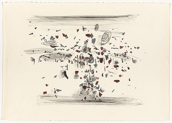 Artist: WILLIAMS, Fred | Title: You Yangs landscape | Date: 1963 | Technique: lithograph, printed in colour, from three zinc plates | Copyright: © Fred Williams Estate