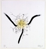 Artist: b'COLEING, Tony' | Title: b'Drawing for sculpture [2].' | Date: 1970 | Technique: b'lithograph, printed in colour, from two stones [or plates]'