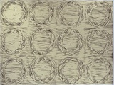 Artist: McPherson, Megan. | Title: Wreath | Date: 1992, May | Technique: linocut, printed in black ink, from one plate