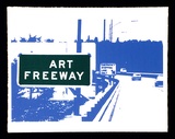 Artist: b'TIPPING, Richard' | Title: b'Start freeway.' | Date: 1992 | Technique: b'screenprint, printed in colour, from two stencils'