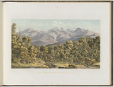 Artist: b'von Gu\xc3\xa9rard, Eugene' | Title: b'Mount Kosciuszko from the north west, New South Wales' | Date: (1866 - 68) | Technique: b'lithograph, printed in colour, from multiple stones [or plates]'
