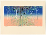 Artist: b'Hadley, Basil.' | Title: b'Kakadu cockatoos.' | Date: 1988 | Technique: b'screenprint, printed in colour, from seven stencils'