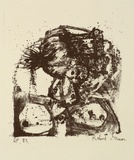 Artist: b'Grieve, Robert.' | Title: b'not titled [figure]' | Date: 1983 | Technique: b'lithograph, printed with black ink, from one stone'