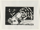 Artist: Grey-Smith, Guy | Title: Big rooster | Date: 1978 | Technique: woodcut, printed in black ink, from one block