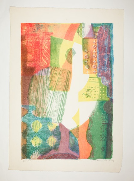 Artist: b'Courier, Jack.' | Title: b'Nocturne.' | Date: c.1970 | Technique: b'lithograph, printed in colour, from multiple stones [or plates]'