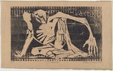 Artist: b'Trauer, Robert.' | Title: bJ'accuse | Date: 1963 | Technique: b'woodcut, printed in black ink, from one block'