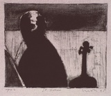 Artist: b'Lincoln, Kevin.' | Title: b'SP violin' | Date: 1995, November | Technique: b'lithograph, printed in black ink, from one stone'