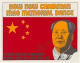 Artist: b'MACKINOLTY, Chips' | Title: b'How now Chairman Mao memorial dance' | Date: 1976 | Technique: b'screenprint, printed in colour, from three stencils'