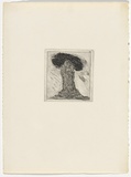 Artist: SELLBACH, Udo | Title: not titled | Technique: etching, aquatint, printed in black ink, from one copper plate