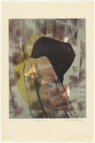 Artist: b'KING, Grahame' | Title: b'Black image' | Date: 1973 | Technique: b'lithograph, printed in colour, from stones [or plates]'