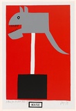 Title: A mouse form the British Museum | Date: 1994 | Technique: screenprint, printed in colour, from multiple stencils