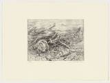 Artist: b'Mortensen, Kevin.' | Title: b'Debris' | Date: 2000 | Technique: b'etching, printed in black ink, from one copper plate' | Copyright: b'\xc2\xa9 Kevin Mortensen'