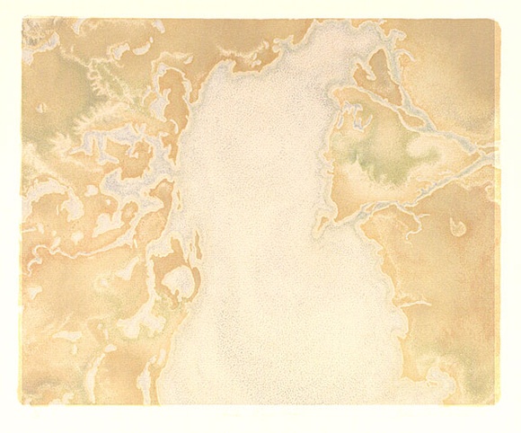 Artist: b'RICHARDSON, Berris' | Title: b'Lake Eyre light' | Date: 1978 | Technique: b'lithograph, printed in colour, from three stones [or plates]'