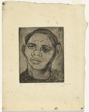Artist: b'Cilento, Margaret.' | Title: b'Aboriginal.' | Date: 1948 | Technique: b'engraving in hard ground printed with plate-tone'