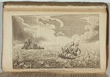Title: The Mewstone, bearing S.E., as seen from the vessel between the rock and the land. | Date: 1831 | Technique: engraving, printed in black ink, from one copper plate