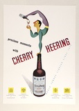 Artist: b'Bainbridge, John.' | Title: b'Precious moments with Cherry Heering.' | Date: c.1946 | Technique: b'photo-lithograph'