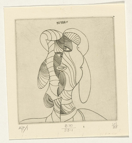 Artist: b'SELLBACH, Udo' | Title: b'not titled' | Date: 1960-80 | Technique: b'etching'