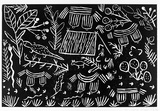 Artist: Petyarre, Myrtle. | Title: not titled [No.39] | Date: 1990 | Technique: woodcut, printed in black ink, from one block | Copyright: © Myrtle Petyarr.  Licensed by VISCOPY, Australia