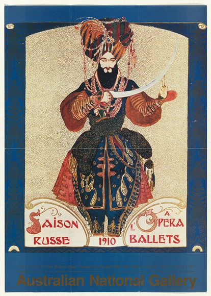 Title: b'From studio to stage: painters of the Russian Ballet 1909-1929 [Australian National Gallery exhibition poster]'