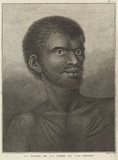 Title: Un homme de la terre de Van- Demen | Date: 1829 | Technique: etching and engraving, printed in black ink, from one plate