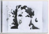 Title: b'Chickenpox' | Date: 2003-2004 | Technique: b'stencil, printed with black aerosol paint, from one stencil'