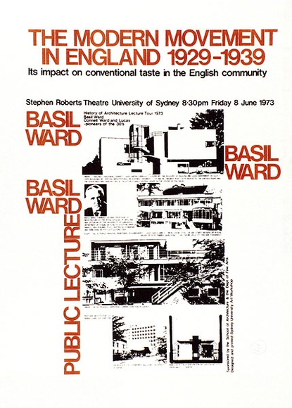 Artist: b'UNKNOWN, Artist' | Title: b'Modern Movement in England' | Date: 1973 | Technique: b'screenprint, printed in colour, from multiple stencils'