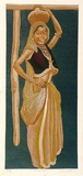Artist: b'GRIFFIN, Murray' | Title: b'Indian girl' | Date: 1951 | Technique: b'linocut, printed in colour, from multiple blocks'