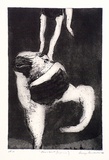 Artist: BALDESSIN, George | Title: Acrobat (performer). | Date: 1964 | Technique: etching and aquatint, printed in black ink, from one plate