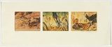 Artist: b'Thorpe, Lesbia.' | Title: b'not titled [three landscapes]' | Date: 1990 | Technique: b'etching and aquatint, printed in colour, from multiple plates'