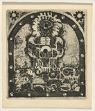 Title: b'Panel for the seven days of creation 4' | Date: c.1965 | Technique: b'etching and aquatint, printed in black ink, from one plate'