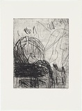 Artist: Tomescu, Aida. | Title: Ithaca IV | Date: 1997 | Technique: etching, printed in black ink, from one plate | Copyright: © Aida Tomescu. Licensed by VISCOPY, Australia.