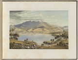 Artist: b'von Gu\xc3\xa9rard, Eugene' | Title: b'Hobart Town' | Date: (1866 - 68) | Technique: b'lithograph, printed in colour, from multiple stones [or plates]'