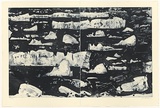 Artist: SCHMEISSER, Jorg | Title: Iceberg alley. | Date: 2002 | Technique: etching, printed in blue/black ink, from two plates, on two sheets | Copyright: © Jörg Schmeisser