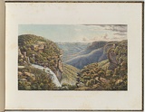 Artist: b'von Gu\xc3\xa9rard, Eugene' | Title: b'Weatherboard Fall, New South Wales' | Date: (1866-68) | Technique: b'lithograph, printed in colour, from multiple stones [or plates]'