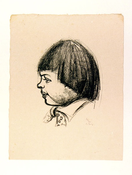 Artist: b'MACQUEEN, Mary' | Title: b'Jo' | Date: 1963 | Technique: b'lithograph, printed in black ink, from one plate' | Copyright: b'Courtesy Paulette Calhoun, for the estate of Mary Macqueen'