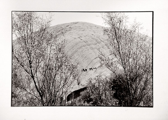 Artist: b'Figallo, Tony.' | Title: b'Photo: Ayers Rock Installation.' | Date: 1979