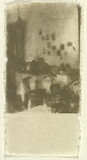 Title: b'Absence [first etching]' | Date: 2000-2004 | Technique: b'photo-etching, printed in graphite and gold powder, from one plate'