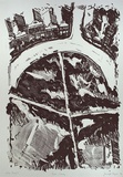 Artist: b'ROGERS, Jennifer' | Title: b'Park, Fitzroy' | Date: 1982 | Technique: b'lithograph, printed in black ink, from one stone'