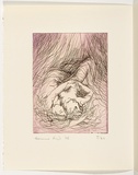 Artist: b'Boyd, Hermia.' | Title: b'To Atthis.' | Date: 1978 | Technique: b'etching, printed in lilac ink, from one plate'