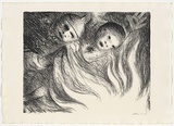 Artist: BOYD, Arthur | Title: The ordeal by fire. | Date: (1965) | Technique: lithograph, printed in black ink, from one plate | Copyright: Reproduced with permission of Bundanon Trust
