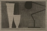 Artist: b'Lincoln, Kevin.' | Title: b'Lamp and still life' | Date: 1994 | Technique: b'lithograph, printed in black ink, from one stone'