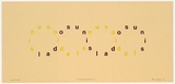 Title: Sinusoidal switchback (a) | Date: 1969 | Technique: screenprint, printed in colour, from two stencils