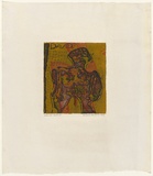 Artist: b'HANRAHAN, Barbara' | Title: b'Little man - David' | Date: 1964 | Technique: b'etching, printed in colour from three  plates'