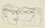 Artist: b'Burns, Peter.' | Title: b'Group of young men wearing glasses.' | Date: c.1950s | Technique: b'photocopy, printed in black ink' | Copyright: b'\xc2\xa9 Peter Burns'