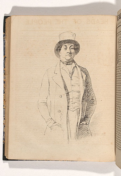 Artist: b'Nicholas, William.' | Title: b'The city rate collector (John Rowley)' | Date: 1847 | Technique: b'pen-lithograph, printed in black ink, from one plate'