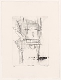 Artist: Cullen, Adam. | Title: Shovel head. | Date: 2001 | Technique: drypoint, printed in black ink, from one plate