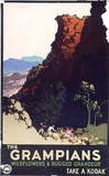 Artist: b'Northfield, James.' | Title: b'The Grampians' | Date: (1930-39) | Technique: b'lithograph, printed in colour, from multiple stones [or plates]' | Copyright: b'\xc2\xa9 James Northfield Heritage Art Trust'