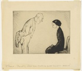 Artist: Dyson, Will. | Title: Our psycho analysts: Dr Freud; Naughty, naughty, who's been thinking pure thoughts again.. | Date: c.1929 | Technique: drypoint, printed in black ink, from one plate